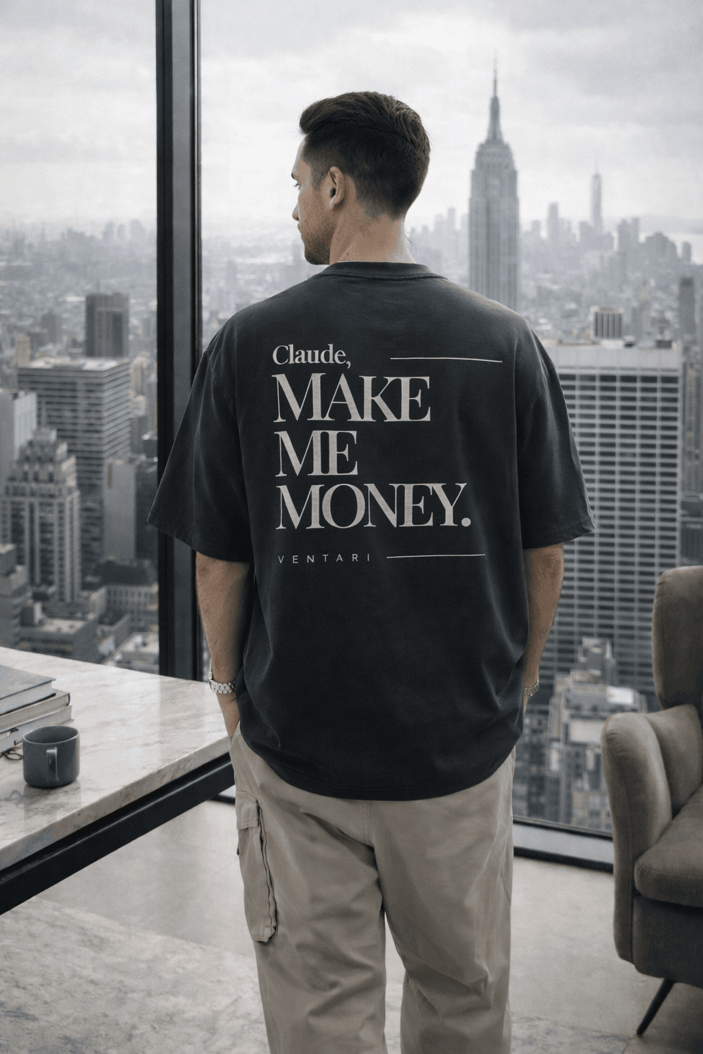 The Claude Tee — city skyline