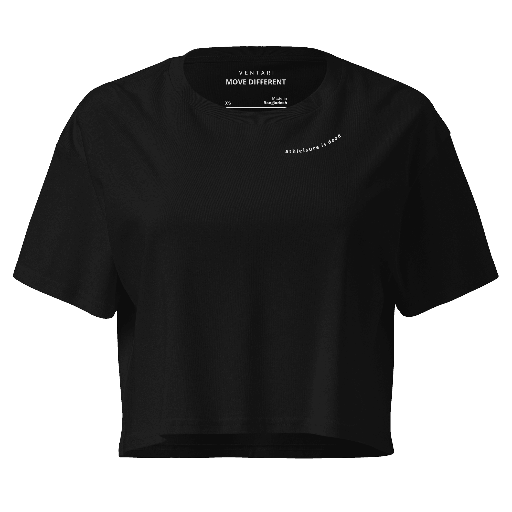 Athleisure Is Dead. — Faded Black — front