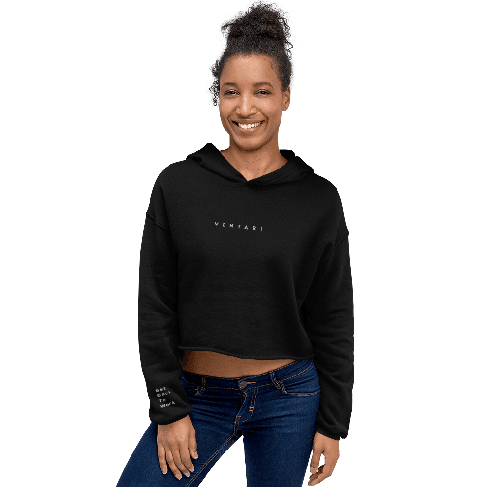 The Crop Wordprint — Faded Black — front